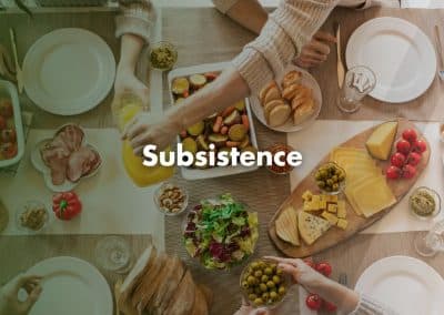 Subsistence (Per HMRC EIM30240)