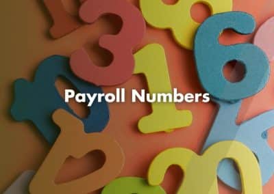 Payroll Numbers