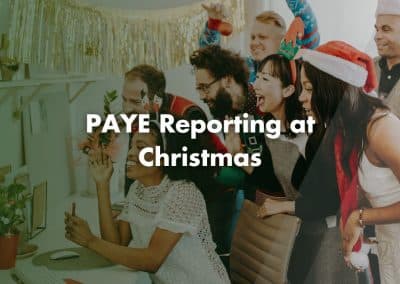 PAYE Reporting at Christmas