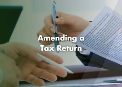 Amending a Tax Return