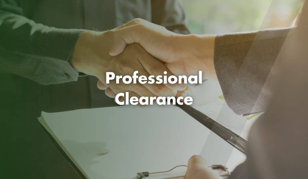 Professional Clearance