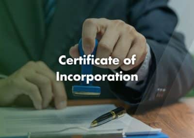 Certificate of Incorporation