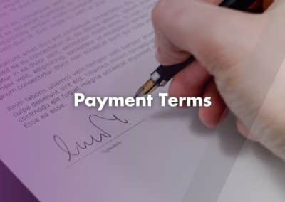 Payment Terms