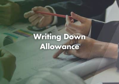 Writing Down Allowance | Tax Relief