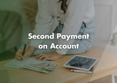 Second Payment on Account