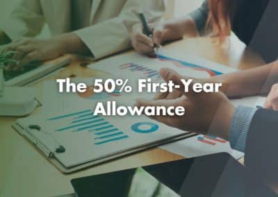 The 50% First-Year Allowance | Tax Relief