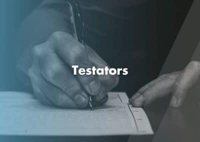 What is a Testator?
