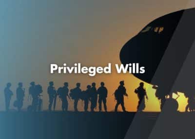 Privileged Wills for Active Service Personnel
