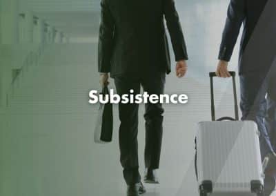 Subsistence (Per HMRC EIM30240)